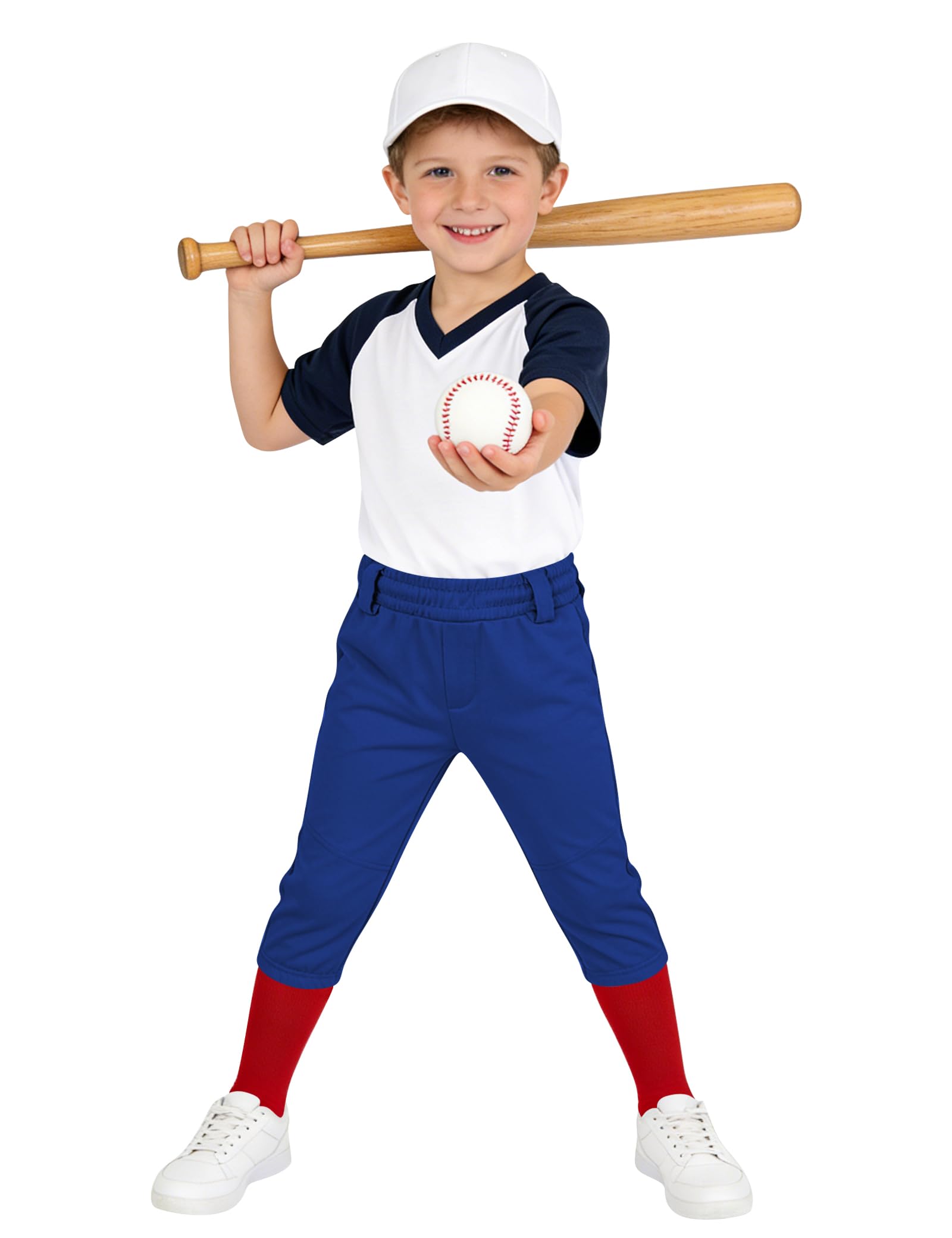 QBK 2T/3T/4T/5T to Youth Toddler Boys Knicker Baseball Pants Girl Softball Pants Kids Tee Ball Pants