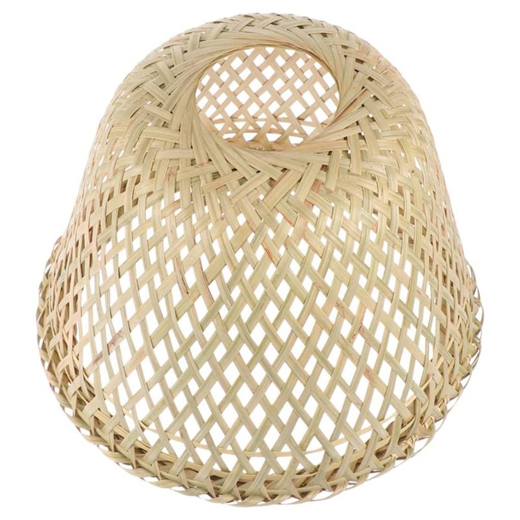 CWCQGH Woven Lampshade Home Ceiling Light Cover Living Room Accessory Hanging Pendant Lamp Supplies
