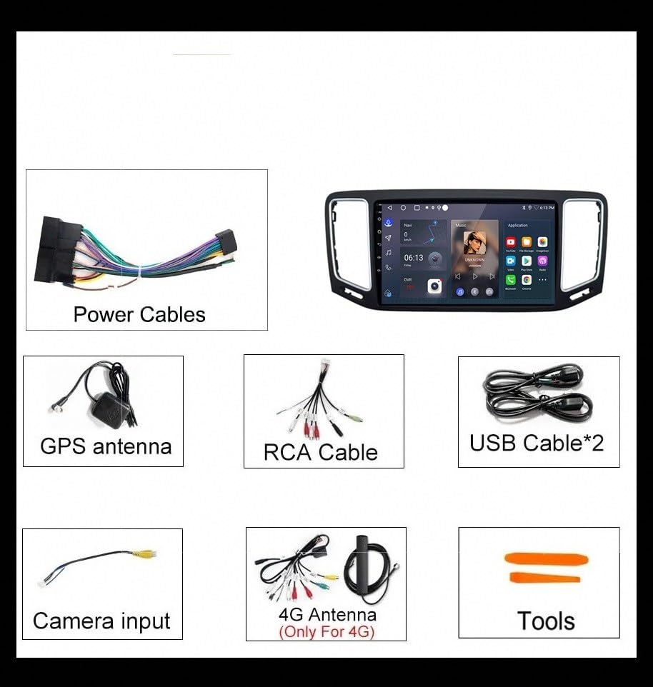 Radio 2 DIN para Seat Alhambra con cámara trasera y Bluetooth 7