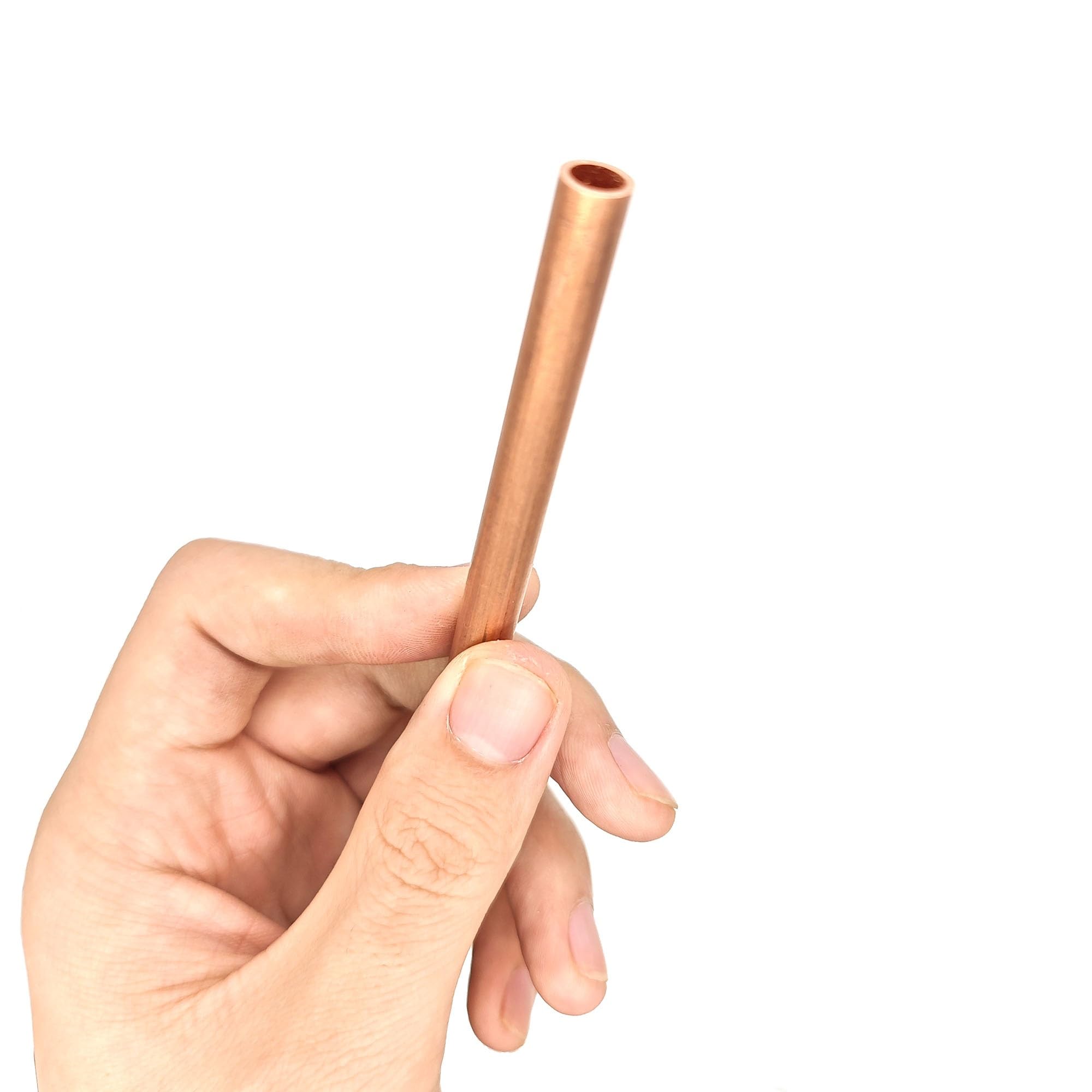 Tpdrkowjx One Color Copper Tube, Length 100Mm 250Mm And 500Mm For Wire Bundling And Aquarium Filtration Straight(500Mm X 16Mm 1.5Mm)(500Mm X 14Mm X 1Mm)