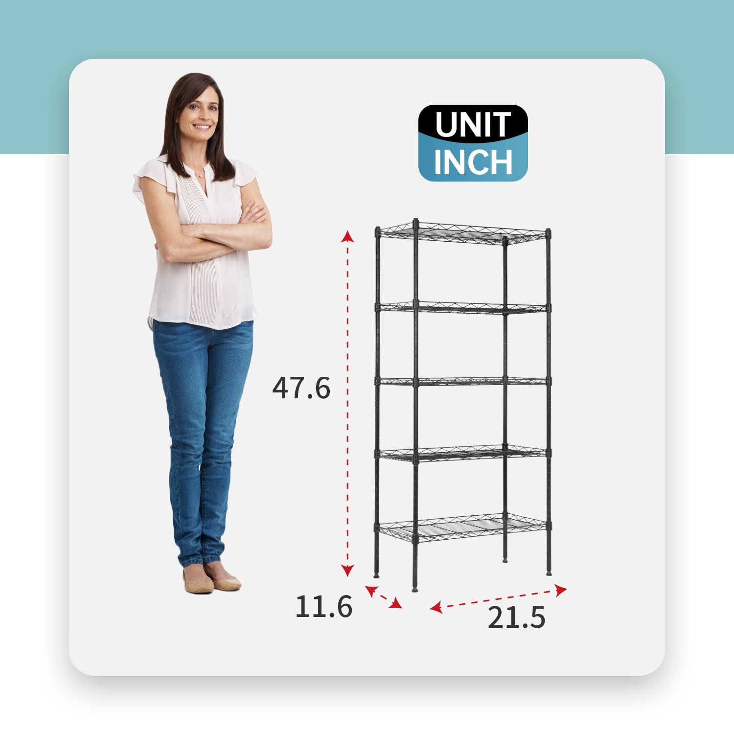 Amazon.com: Adjustable NSF-Certified Metal Shelf Wire