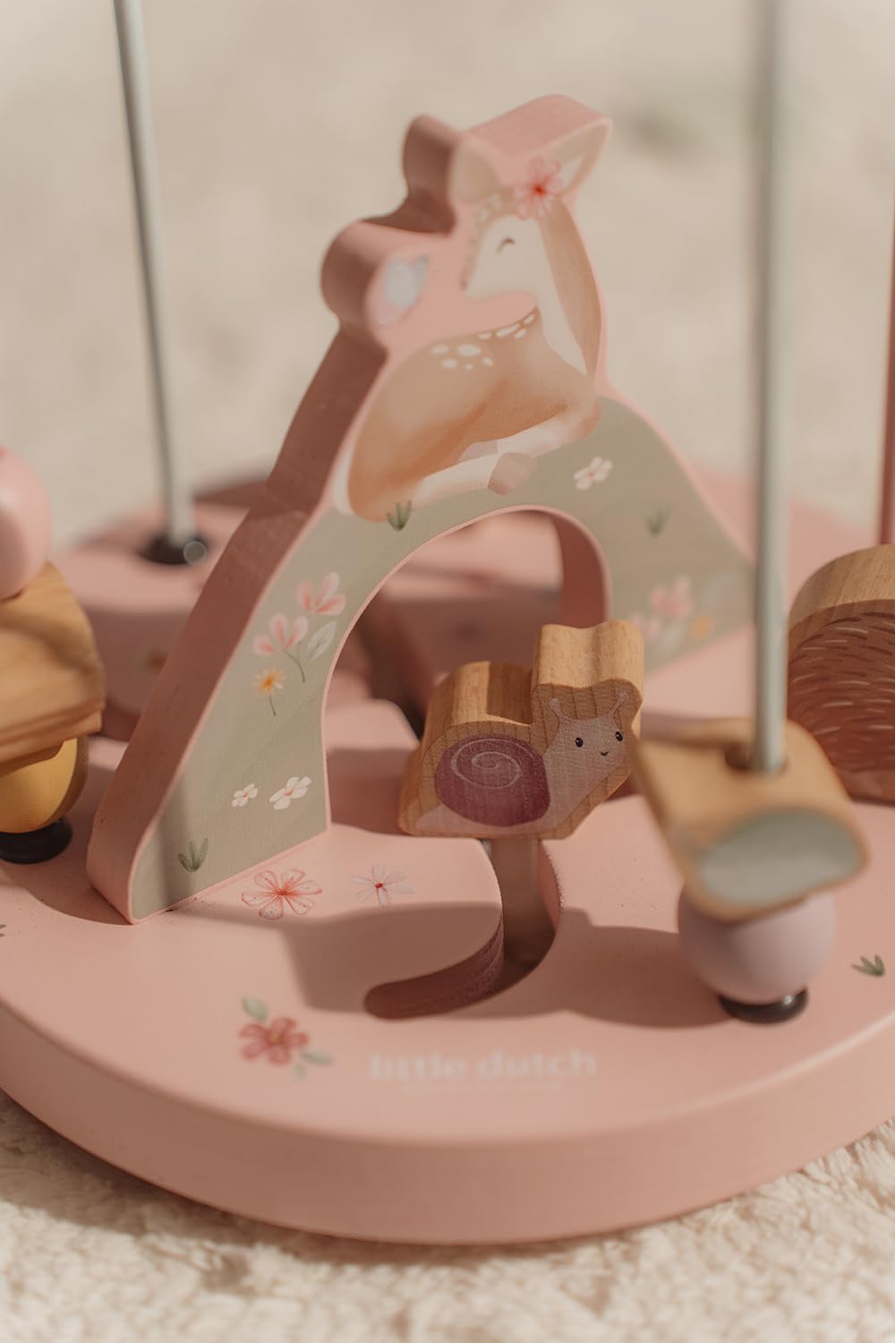 Little Dutch 7348 FSC Holz Aktivitätsspirale Motorikschleife - Fairy Garden