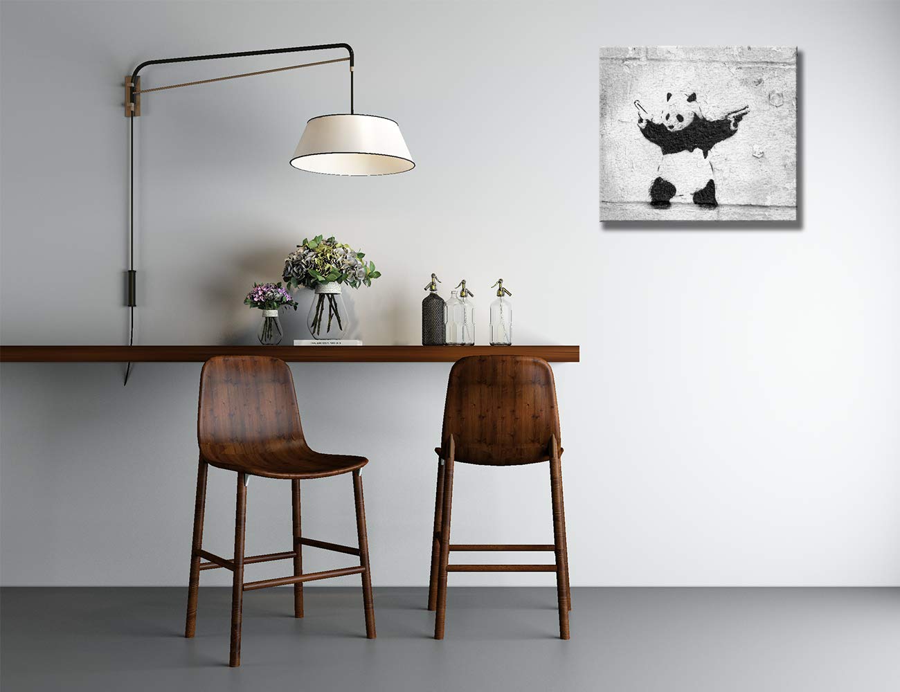 Amazon.co.jp: パンダ インテリア アートポスター 絵画 飾り絵