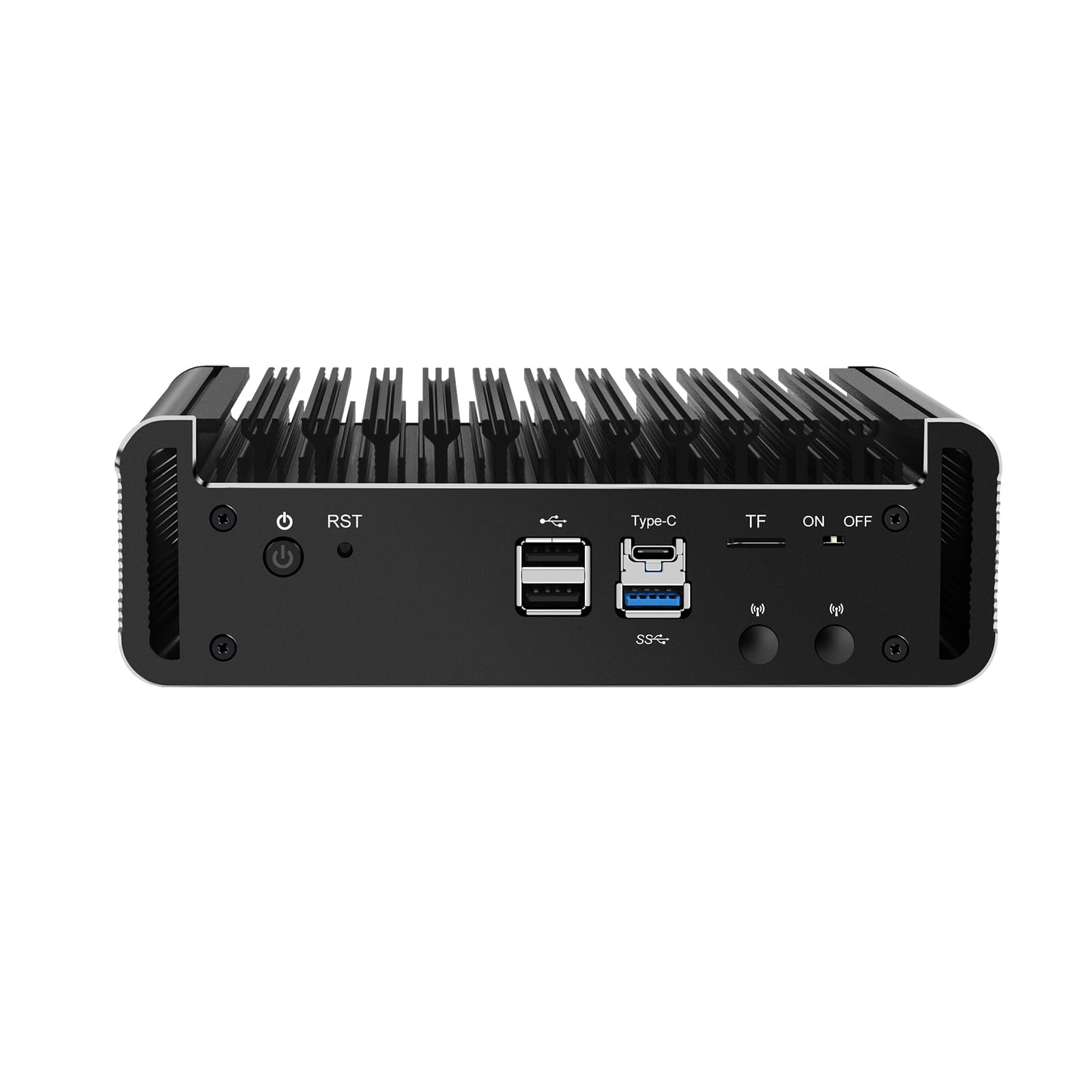 Micro Firewall Appliance, Mini PC, PFSense, Mikrotik, OPNsense, VPN, Router PC, J6413, RJ14, AES-NI, 4 x 2.5GbE I226-V, HDMI, DP, Type-C, TF Slot, 8G RAM, 128G SSD