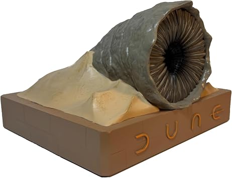 FAMETEK Dune Sandworm Wireless Speaker with Shai-Hulud and Thumper Sound Effects with Microphone and 60 Minute Sandworm Tunnle Sound Sleep Machine