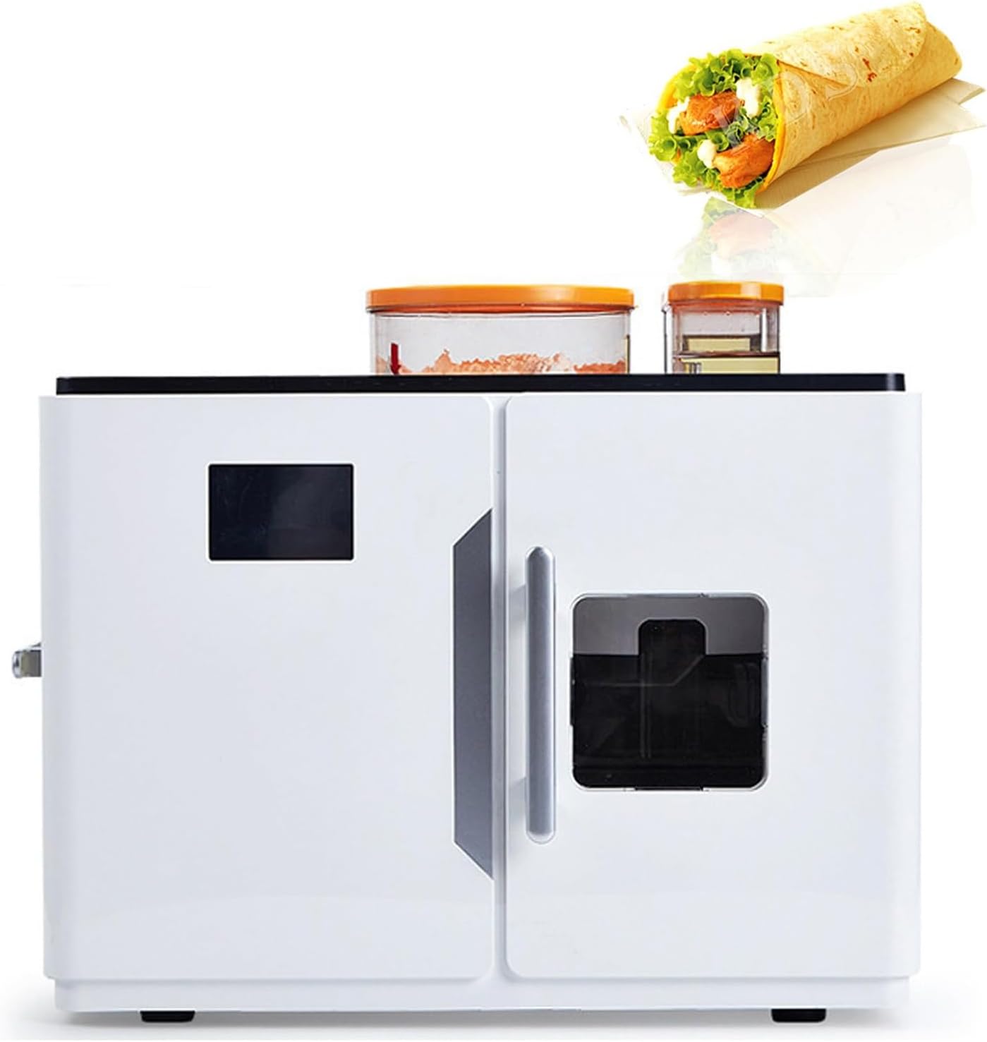 Fully Automatic Roti Maker,1800w Commercial Bread Making Machine,One Key to Make 20 Pcs/One Time,Electric Chapati Making Machine,1.0 mm to 1.5 mm
