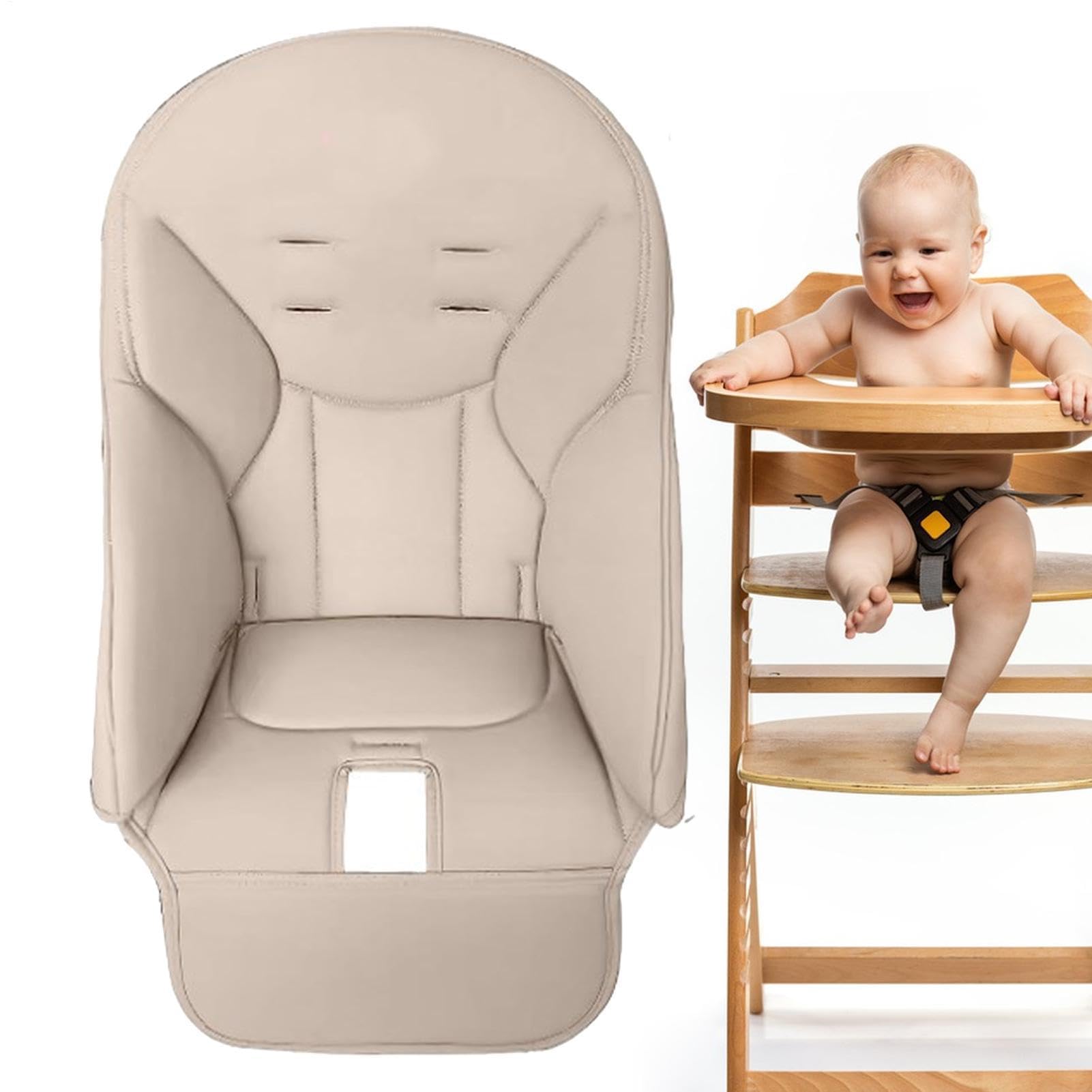 Youany Cuscino per seggiolone, riduttore per seggiolone, sedia da pranzo, in pelle PU, rivestimento universale per Peg Perego, Kosmic Jané, Baoneo, Siesta Zero3