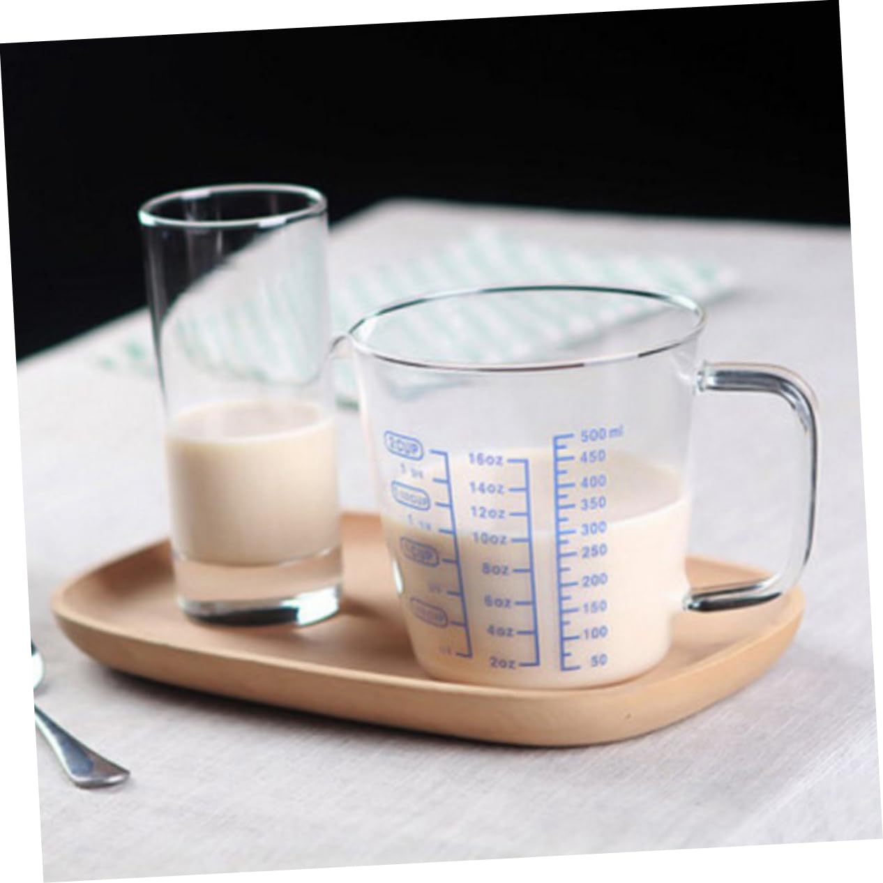 2pezzi Tazza di Vetro Misurino Misurino per Cottura Cucina Hotel Ristorante