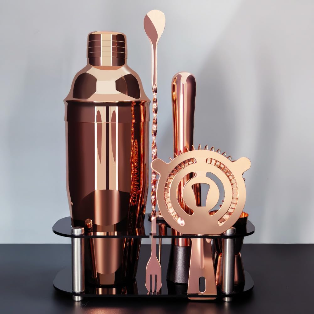 Cotail Shaker Set, Bartender Kit, Cotail Shaker with Stand, Drink