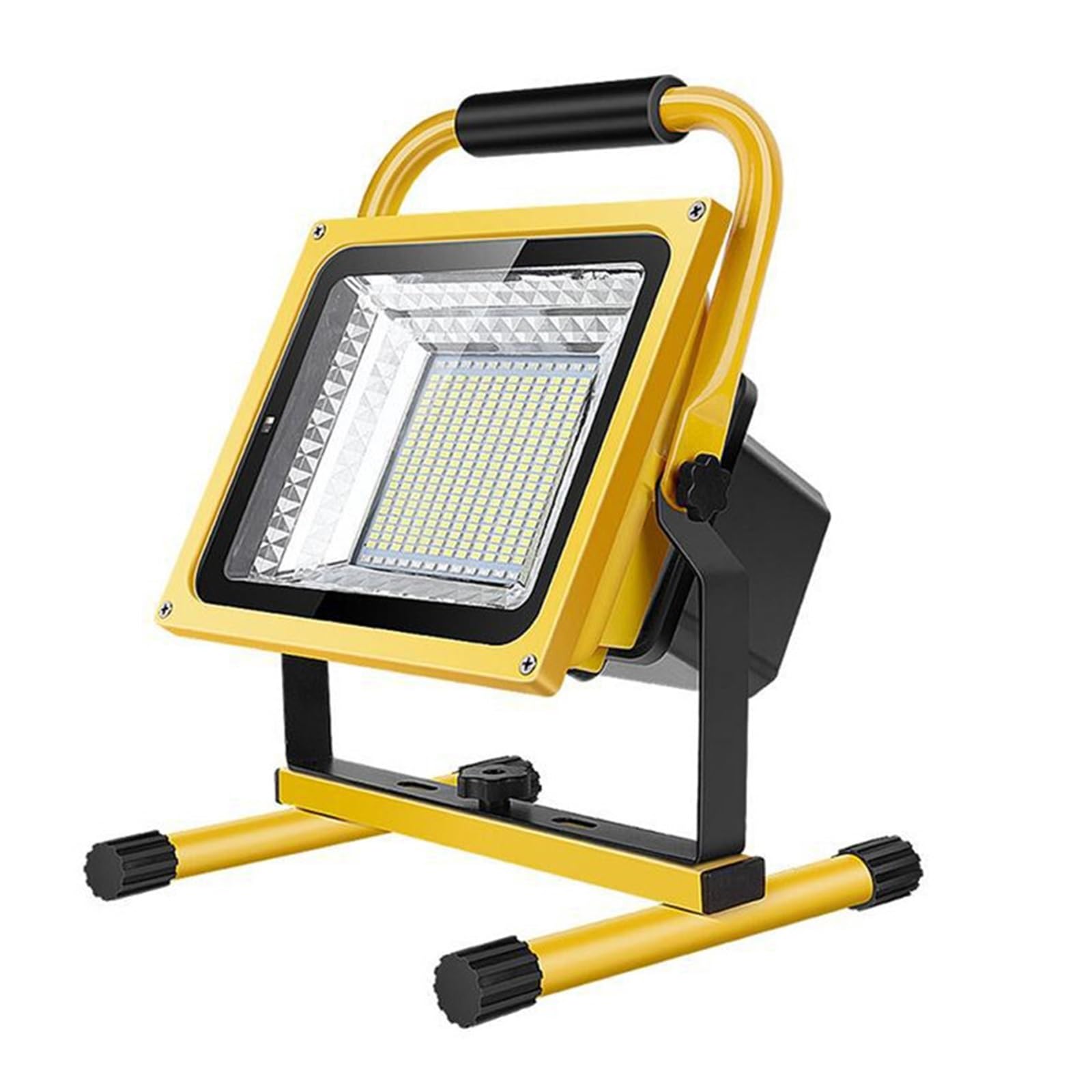 LLOOPK LED Flood Light, Strong 500W LED Recharable Floodlight Outdoor Emerncy Site Outa Camping Street Sales Home Portable Light(12-38 Hours)