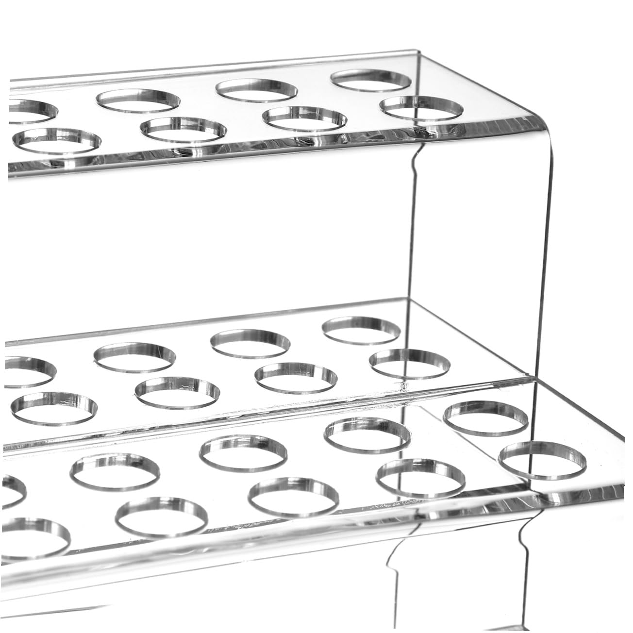 Portapenne Portamatite Espositore Trasparente per Pennelli e Matite, Supporto Organizzatore da Scrivania Design Multislot per Ufficio o Casa