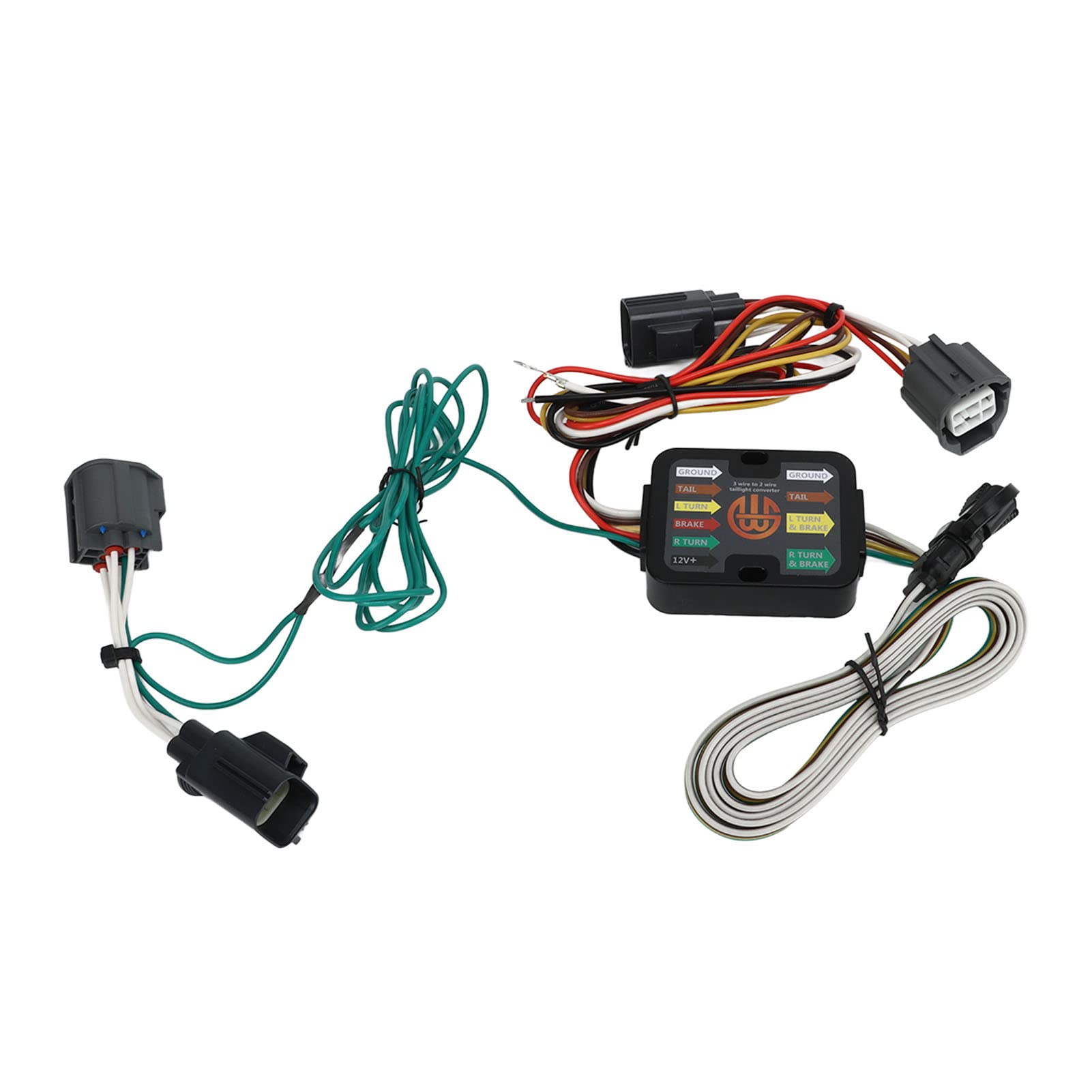 4-pinowa Wiązka Przewodów Przyczepy, materiał ABS, Złącze Przyczepy Typu Plug and Play, 56140 dla Hatchback 2012-2014