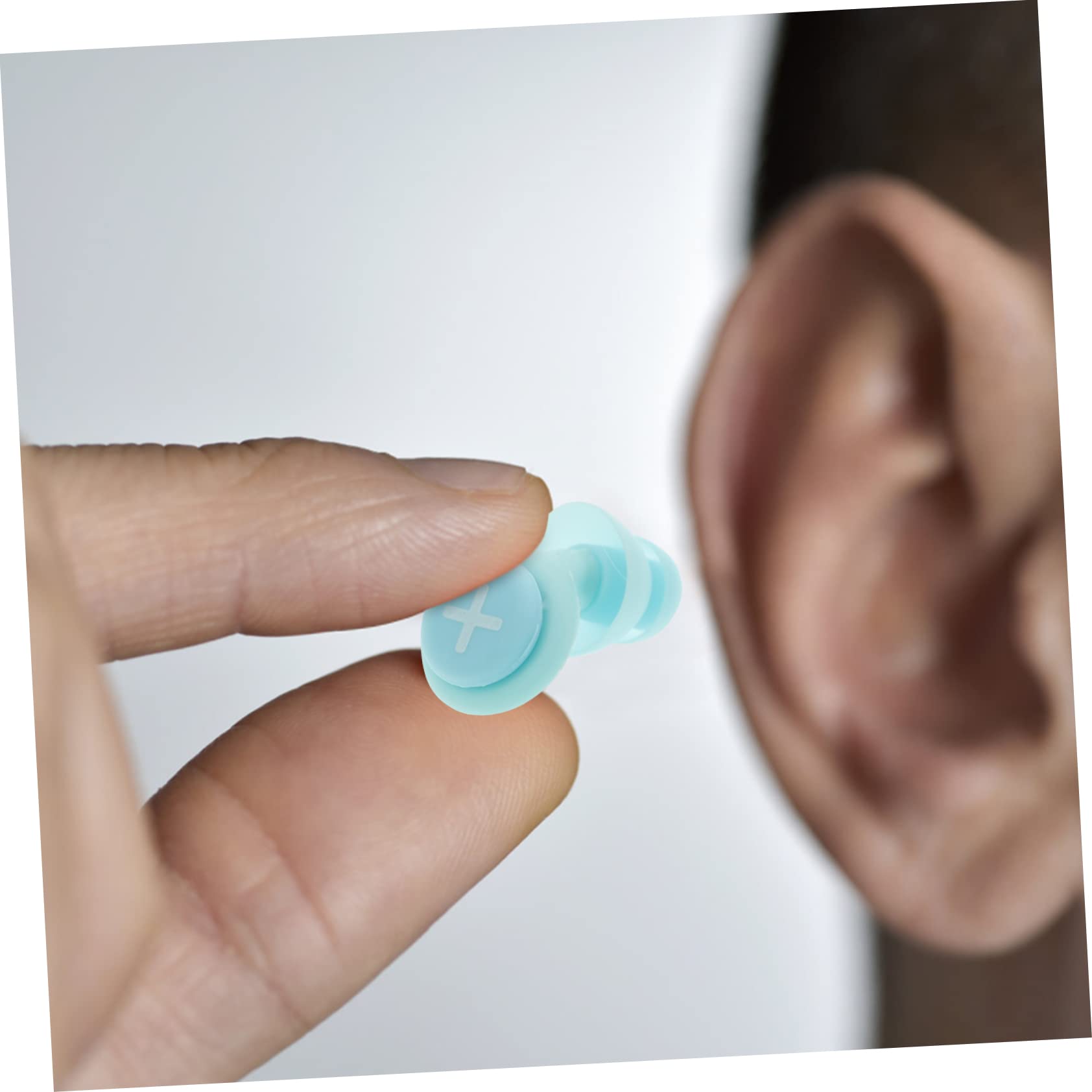 Healvian 6 Sets Geräuschdämpfende Ohrstöpsel Für Schnarchen Schlafen Und Reisen. Aus Leichtem Silikon Für Einfache Aufbewahrung.