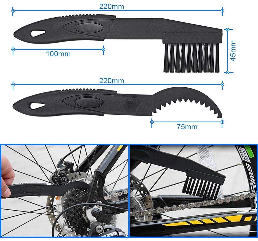 Spazzole Pulizia Catena Kit Pulizia Catena Bici E Moto - Set
