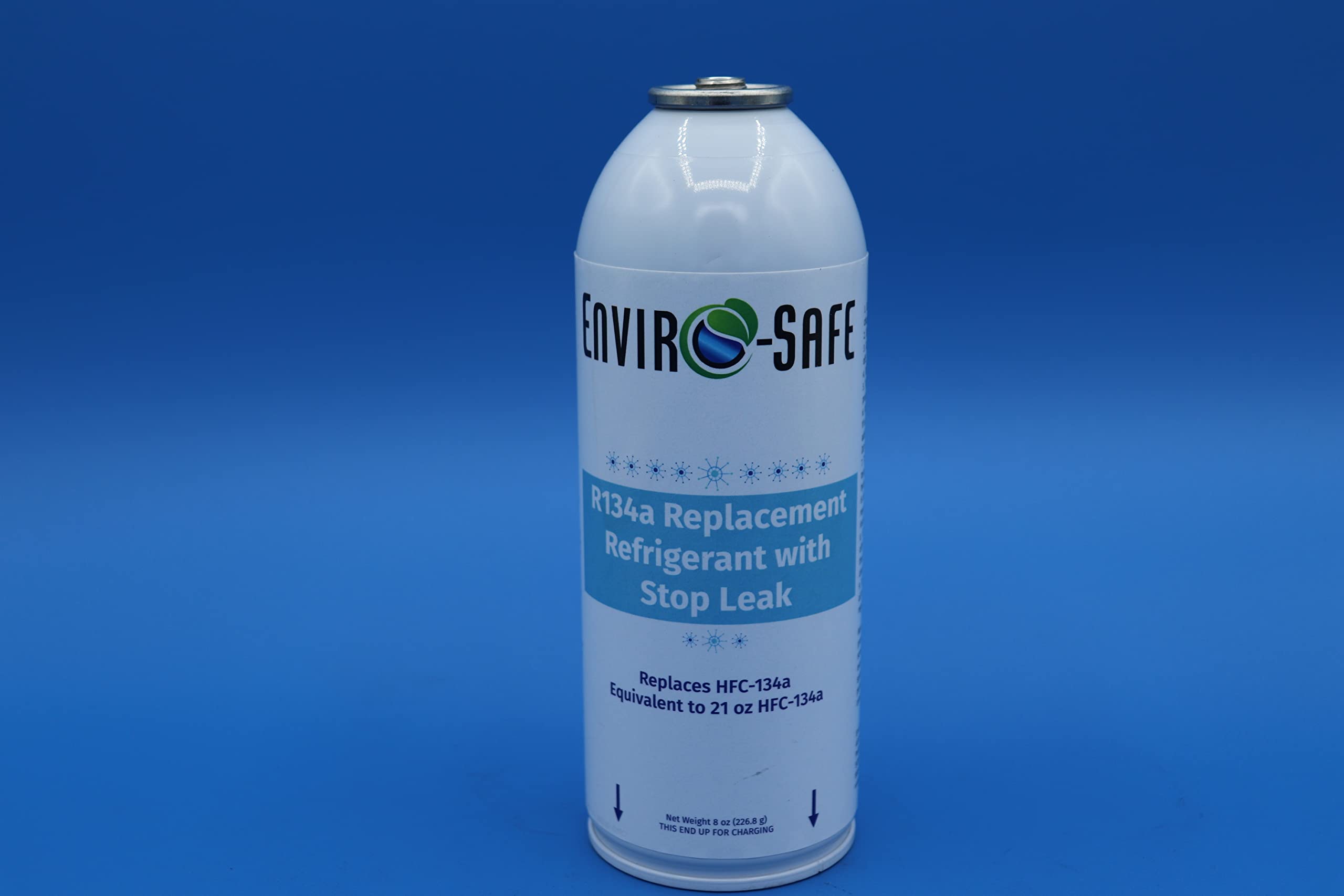 R134a Replacement with Stop Leak| Case of 12 Cans with Piercing Valve for AC Recharging