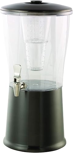 Miniatura 6 de Service Ideas CBDRT3RGSS Dispensador de bebidas, 3 galones, acero inoxidable con tubo infusor y grifo de acero inoxidable, oro rosa