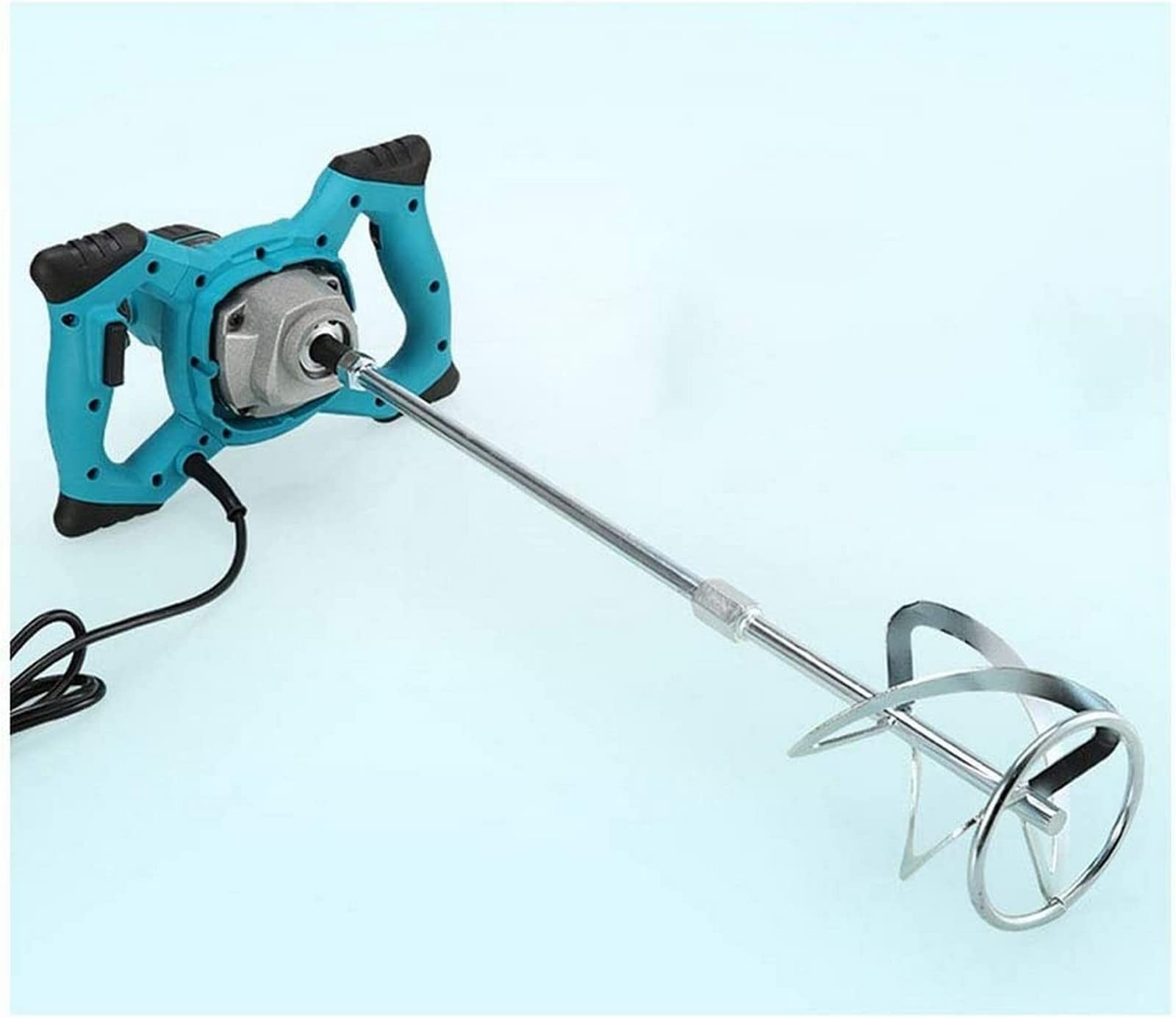 LIJCC Paddle Mixer Cement Mixer Paddle Mixer, 2100w Paddle Stir Tool, Industrial Grade Handheld Paint and Mortar Electric Blender, Six Speed Regulation, Apply to Cement, Coating