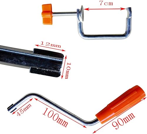 Miniatura 4 de Manija de repuesto para máquina de pasta, manivela para máquina de pasta, soporte para máquina de pasta, fabricante de fideos duradero, clip de