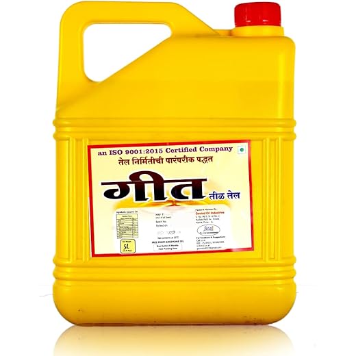 Cold Pressed Sesame/Kacchi Ghani Healthy Sesame 5L bottle