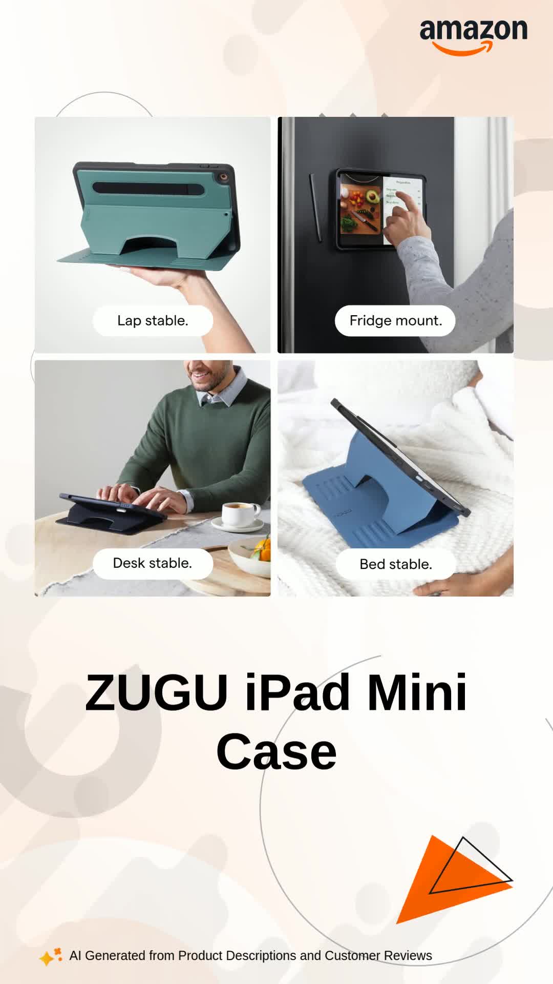 ZUGU CASE iPad mini 7 Case, Ultra Slim Protective Case/Cover