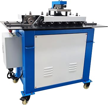 Electric Sheet Metal Seamer Multi-functional Seam Lock Forming Machine 7 Shapes Seam Roll Forming Machine for 1.2mm Iron Sheet 220V