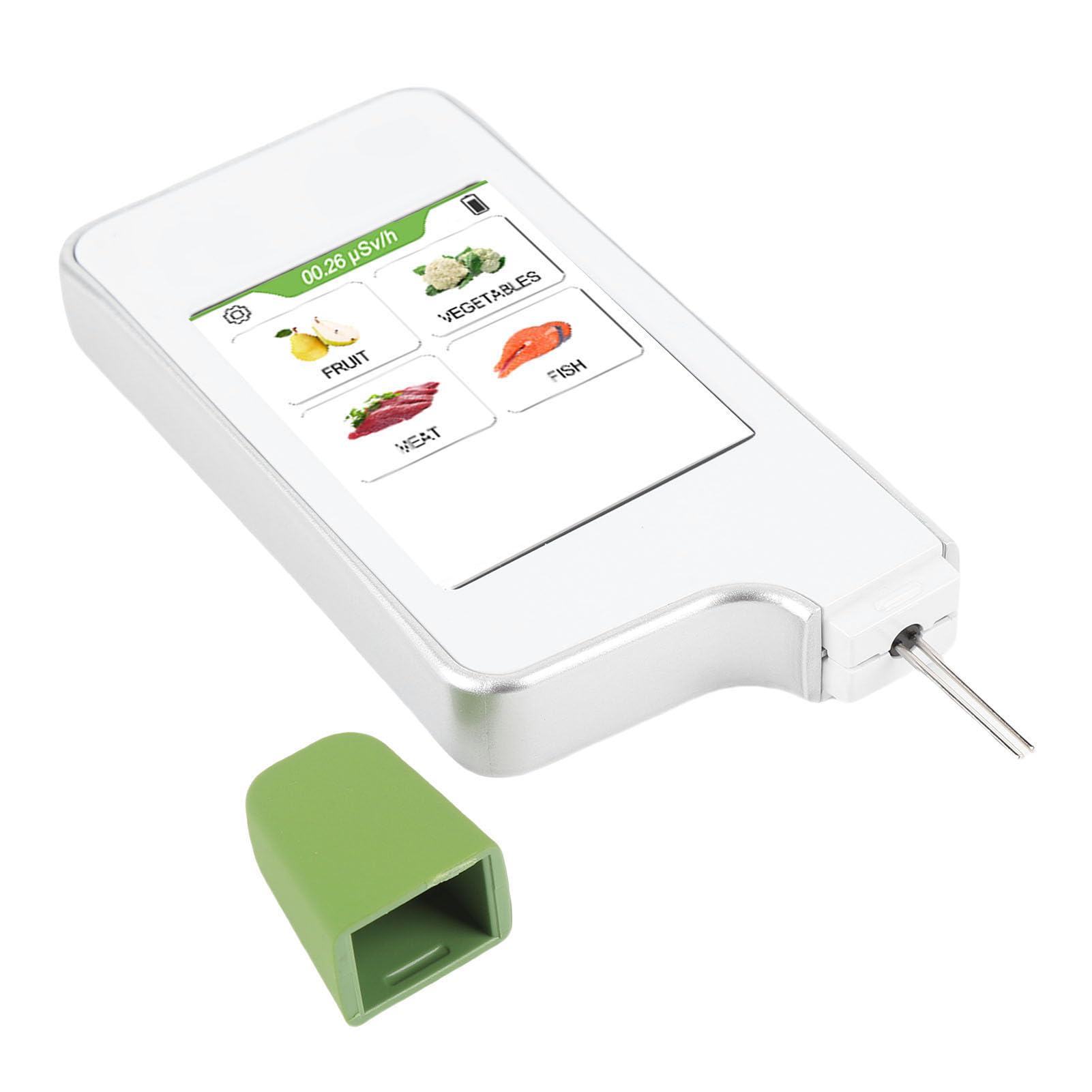 Detector de Alimentos, Probador de Nitrato de Alimentos Digital 0-9999 MG/kg Seguro Preciso con Batería de Gran Capacidad para Carne de Pescado