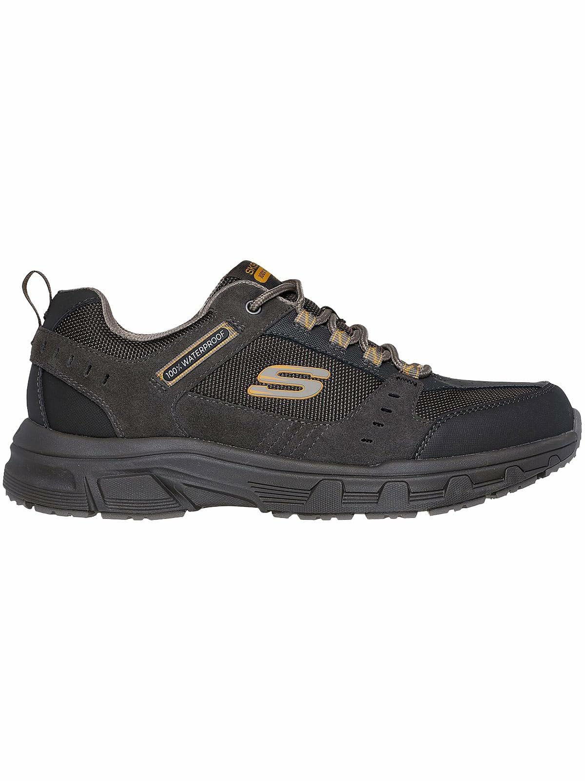 Skechers Men's Stone Brown Oak Canyon Wpf Trainers Colour: : Size 7