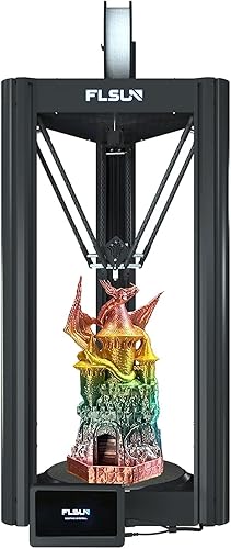 FLSUN Impresora 3D V400 Delta de 15748ins impresora 3D FDM de alta velocidad con sensor de filamento y extrusora de proximidad impresora 3D Delta