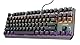 Trust Gaming GXT 834 Callaz TKL Mechanische Tastatur, Deutsches QWERTZ Layout, Outemu-Schalter, Mehrfarbige LED-Beleuchtung, 12 Media-Tasten, USB Gaming Tastatur 80% für PC, Laptop, Mac Schwarz