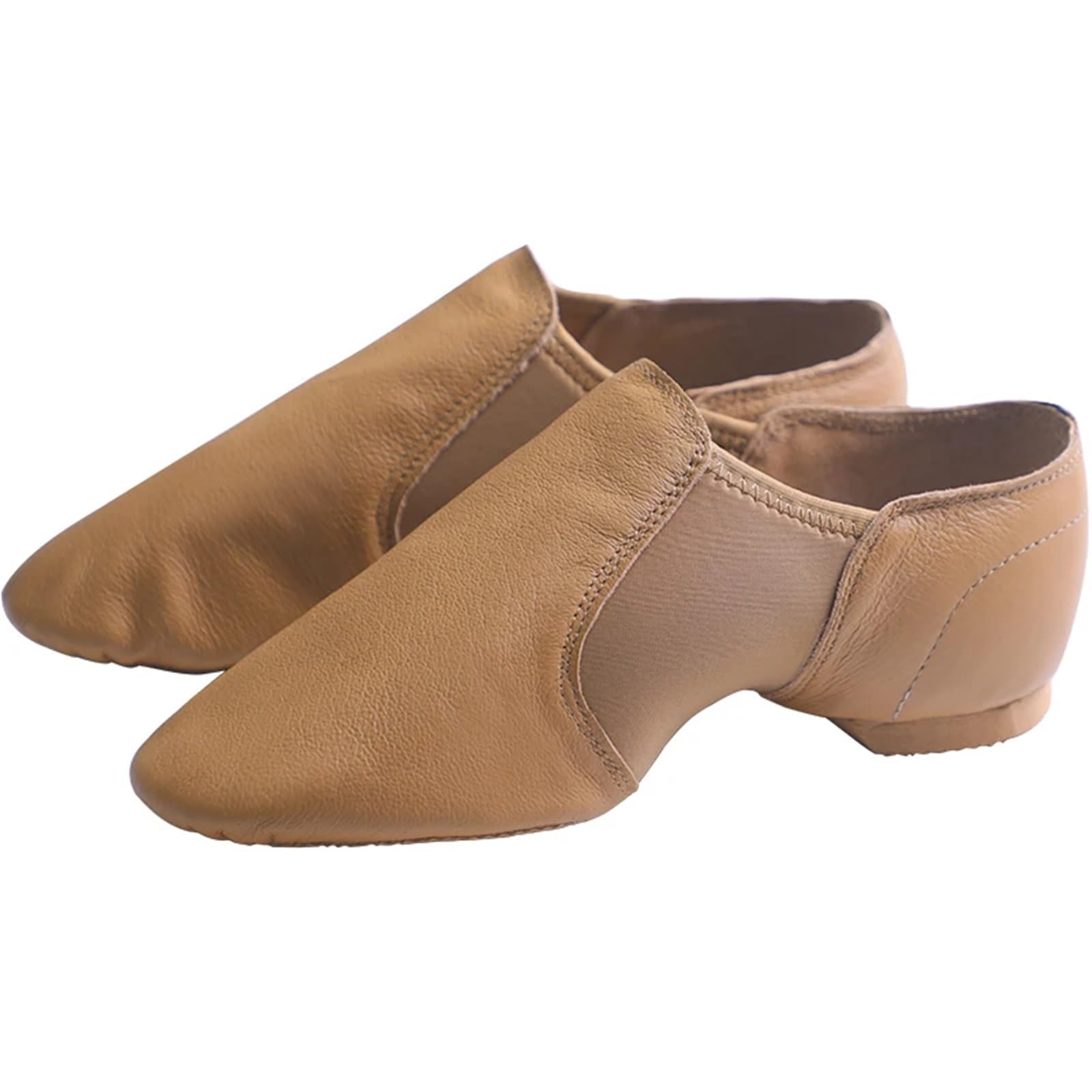 Zapatillas de Ballet Zapatos de Baile de Jazz Antideslizantes, Suela Antideslizante, Zapatillas de Ballet, Color Negro y marrón for Mujeres y niñas(Black,43)