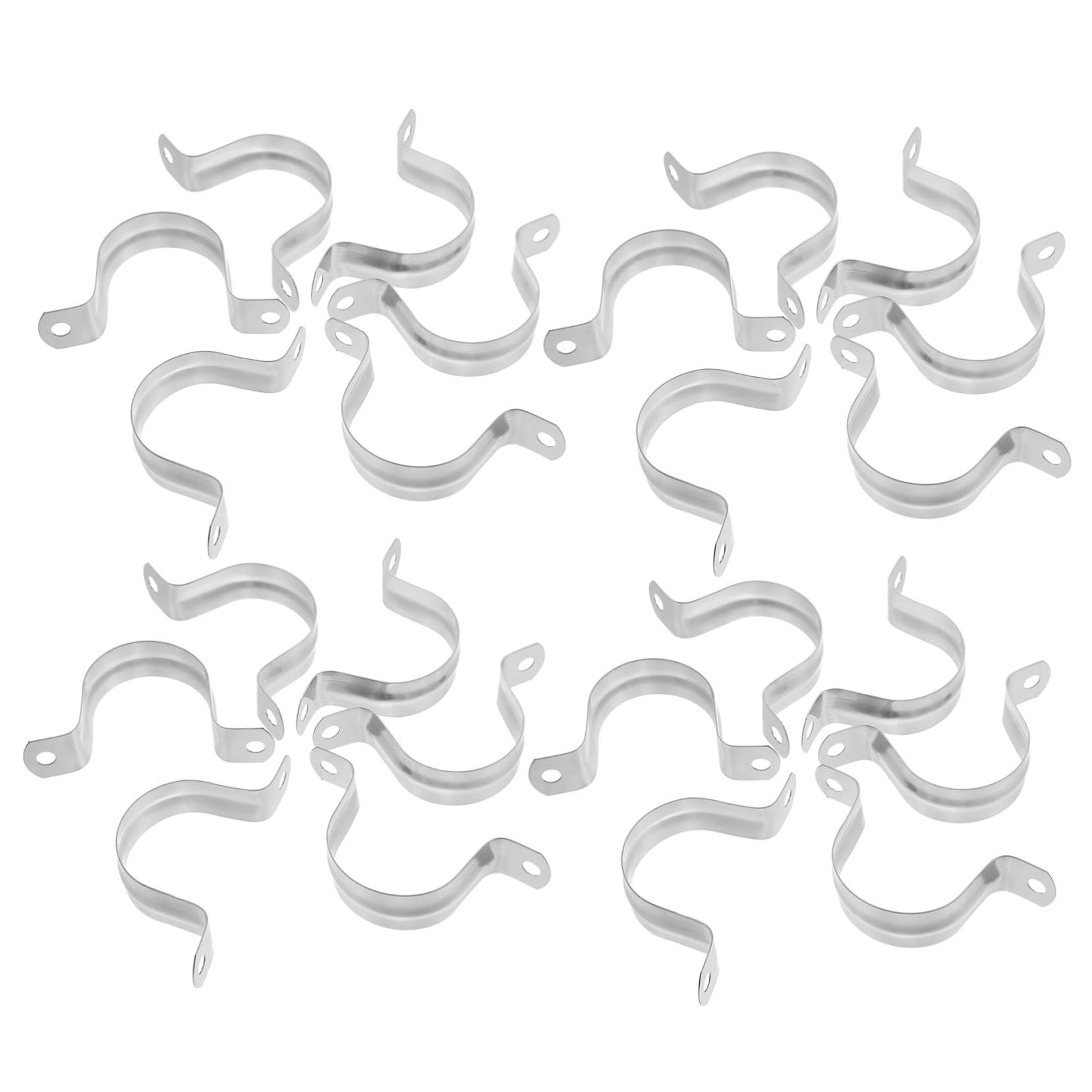 100pièces Lot De Colliers De Serrage Pour Tube u Colliers Robustes Fil Métallique De Tension Pour Tube