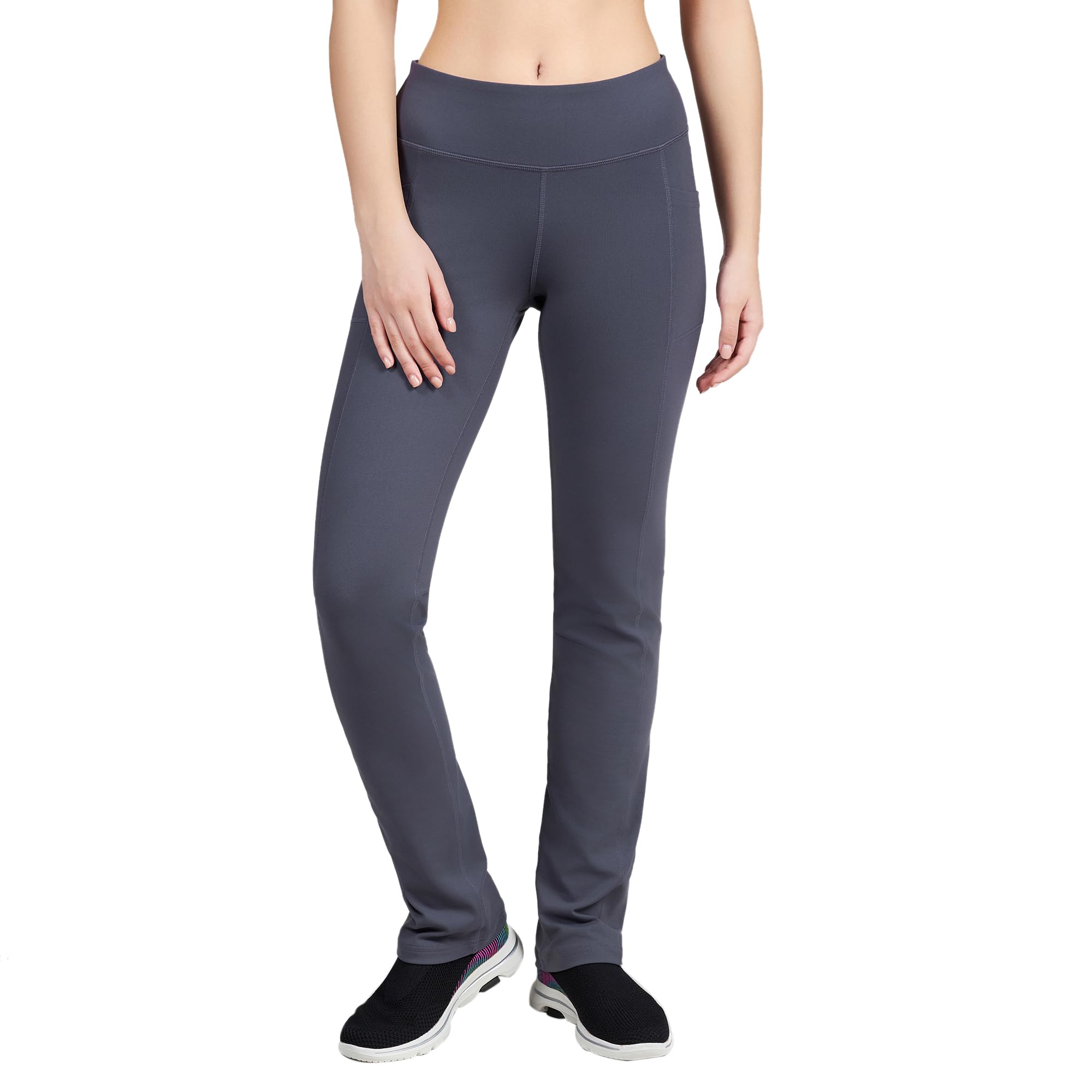 Skechers, Damen, Go Walk High Waisted Pant Joy, 4-Wege-Stretch, Feuchtigkeitstransport, Lagenbund