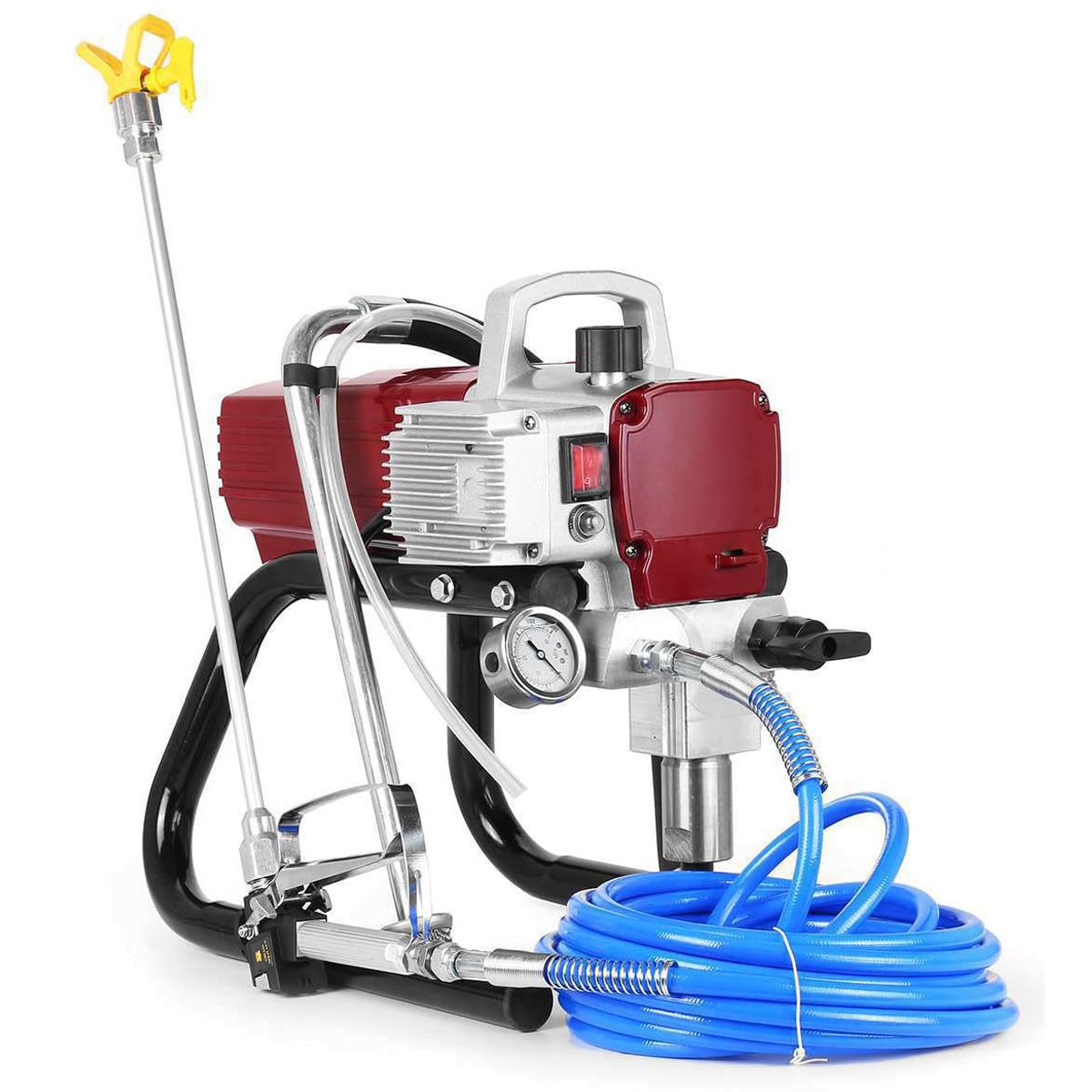 Spruzzatore airless per verniciatura a parete, 2300 W, elettrico ad alta pressione, finitura professionale