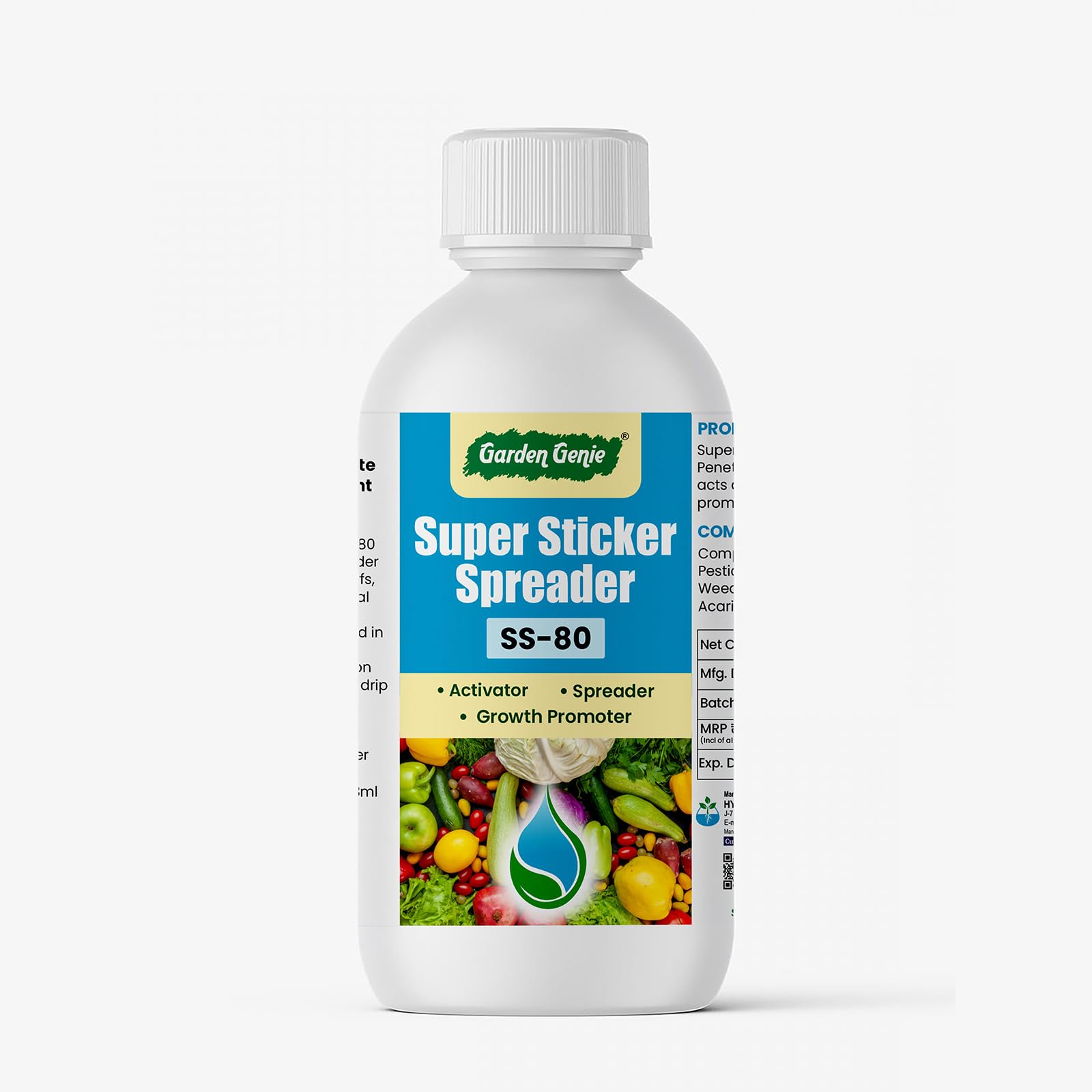 Garden Genie Super Sticker Spreader (SS-80) 1 Liter | Silicone Sticker for Plants Spray | Silicone Based Activator & Growth Promoter Spreader | All Purpose Spray Adjuvant Concentrate for Crops-picture-11