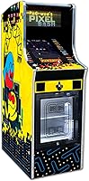 Vista 2 de Bandai Namco Amusement America Pac Man Pixel Bash Chill Home Juego de arcade vertical con taburete de bar de 30 pulgadas