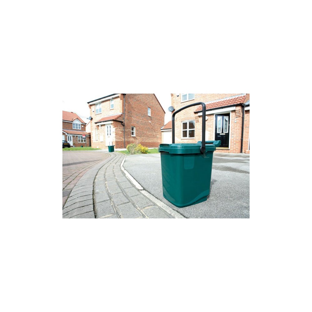 Buy Large Compost Caddy Green for Food Waste Recycling (23 Litre