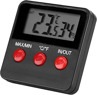Digital Temperature and Humidity Meter, LCD Display Indoor Thermometer, Thermometer Hygrometer for Egg Incubator, Pet Keeping, Home Supplying