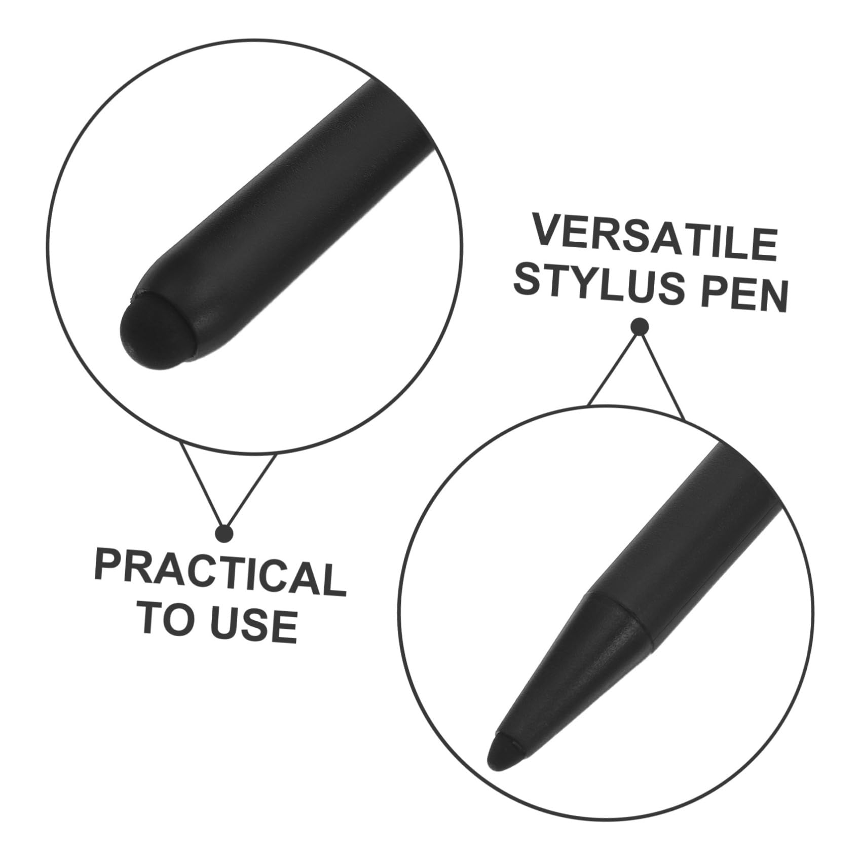 2 pezzi Penna Touch Screen per Lavagna Digitale Stilo Doppia Punta in Plastica Abs Leggera e Precisa per Macchina Didattica One Scrittura Scorrevole Senza Rumore Compatibile con