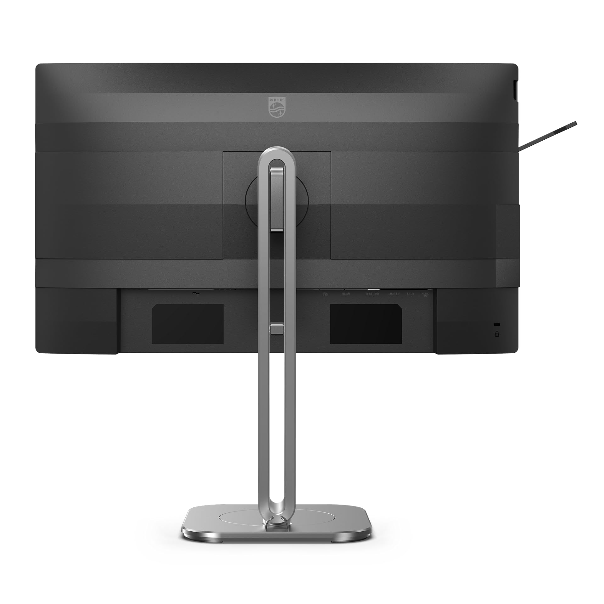 Philips 24B2N4200-24-calowy monitor FHD, głośniki, regulacja wysokości (1920 x 1080, 120 Hz, VGA, HDMI 1.4, DisplayPort 1.2, hub USB), czarno-szary