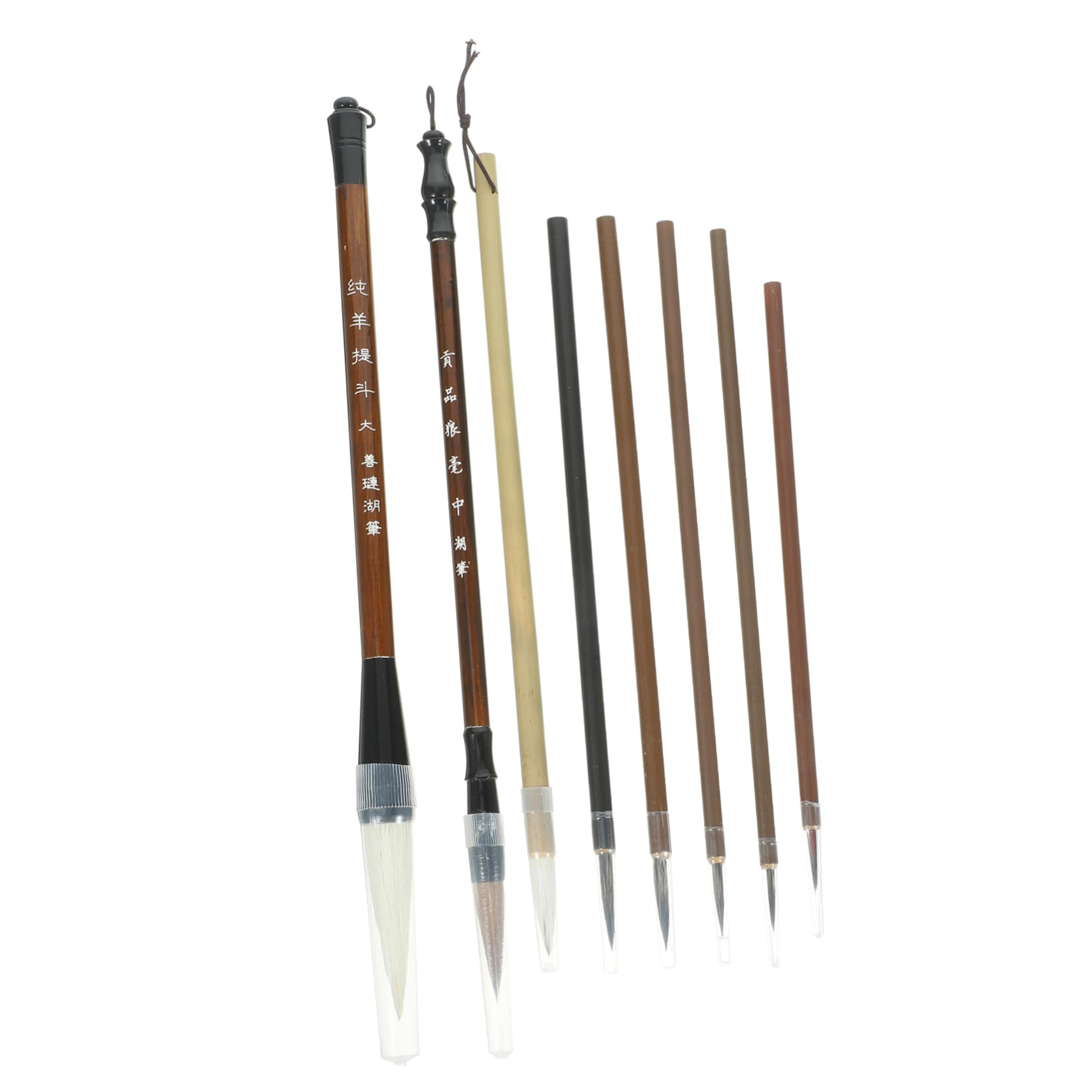 IWOWHERO 1 Set Chinese Calligraphy Painting Writing Professional Calligraphy Brush Set Wood Handle Hair- for Beginners Professionals