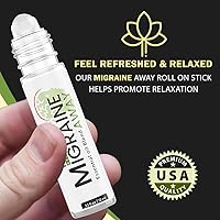 Vista 3 de Alivio de la migraña: mezcla de aceites esenciales totalmente naturales para aliviar dolores de cabeza y migrañas, listo para usar, 0.3 fl oz