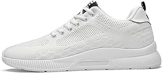 Recyphi Men's Invisible Height Increasing Elevator Shoes Lightweight Sport Shoes Height-Boosting Fashion Sneakers 2.4'' Taller