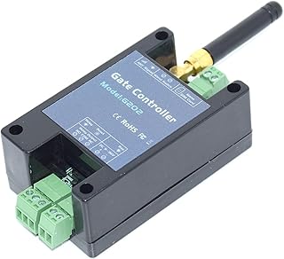 Automatic Sliding Gate Opener 4G Gate Opener SMS Remote Control Single Relay Switch for Sliding Swing Garage Gate Opener Pure Copper Motor, Durable and Reliable (Color : 4G with Adapter, Size : One