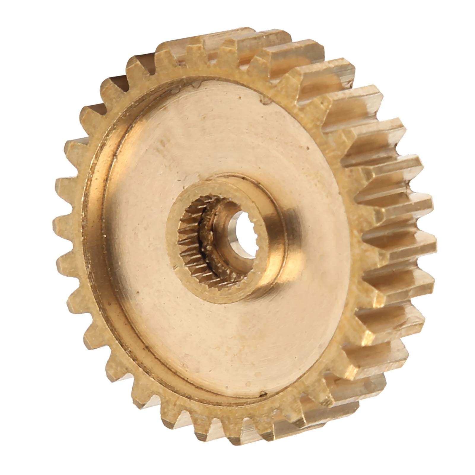 Brass 30 Tooth Mod 0.8 Servo Gear in Rial Robot Gear Train