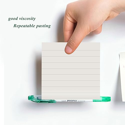 Miniatura 7 de NatureTouch Sticky Notes - Paquete de 6 notas adhesivas autoadhesivas de 3 x 3 pulgadas en papel de protección ocular, múltiples diseños de blocs de