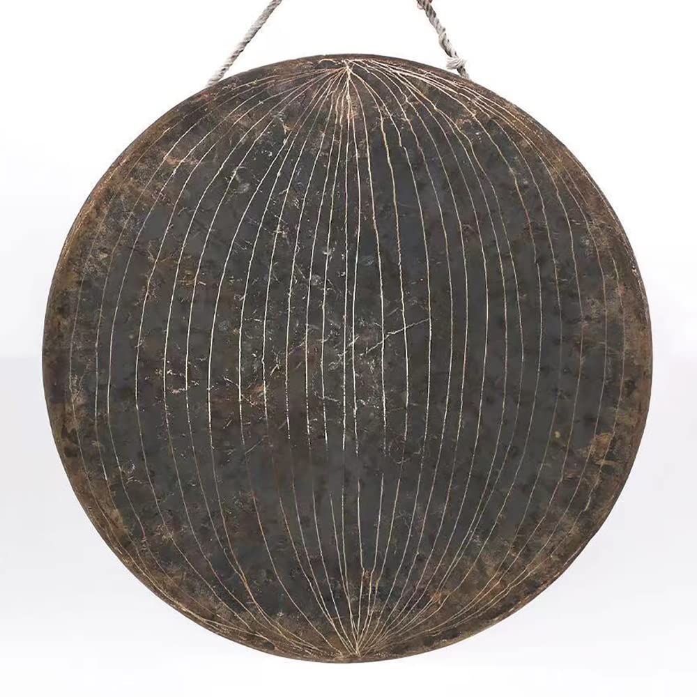 Gong Chino, Con Aspecto Envejecido Tradicional, Seleccionado A Mano Por Su Calidad, Hermoso Lavado, Sonido Relajante For La Curación, La Meditación Y El Yoga(12inch)