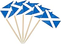 Vista 22 de AhfuLife 200 palillos de dientes con bandera colombiana, palillos de cóctel, mini adornos de bandera colombiana para cupcakes para Copa del Mundo