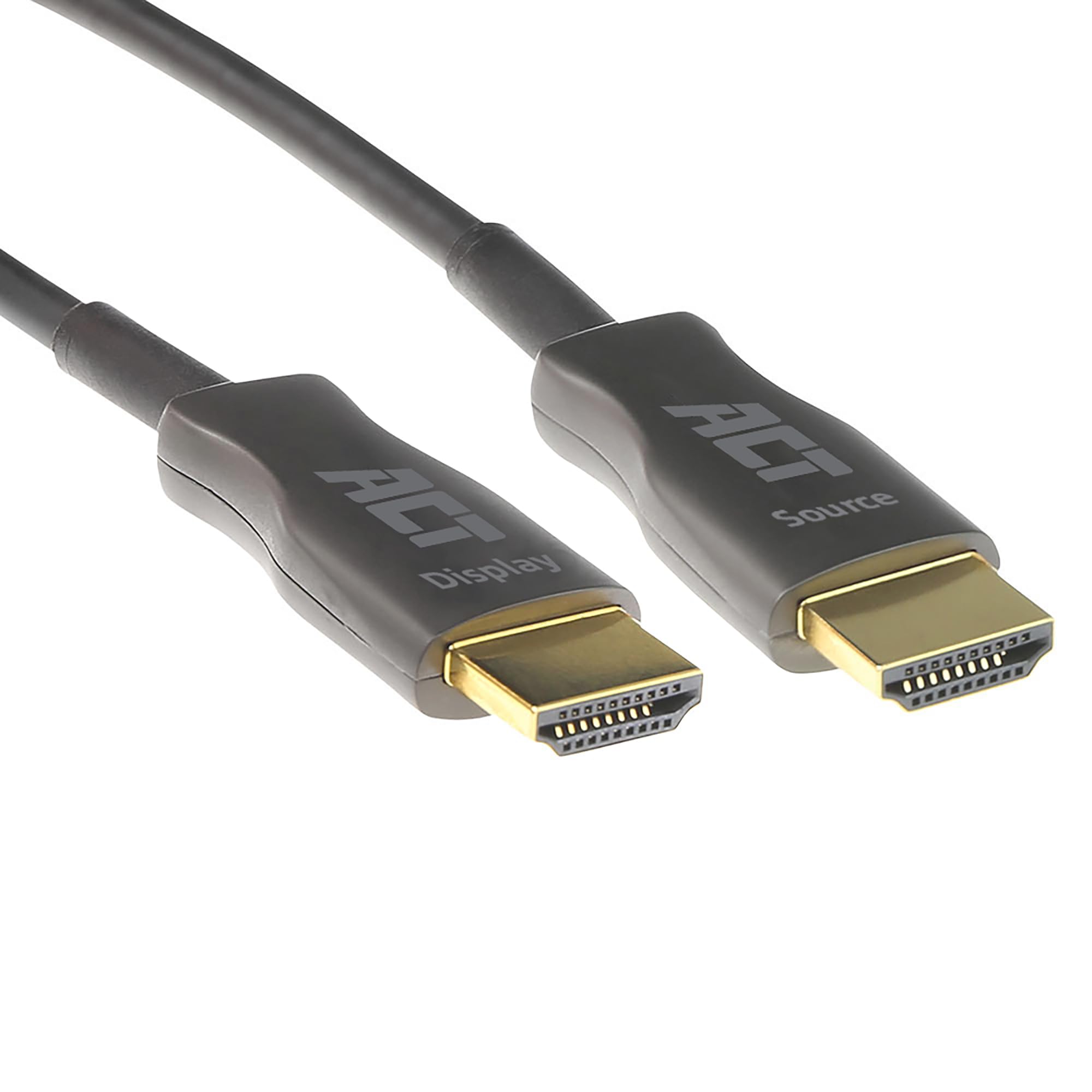 ACT 15m, 4K@60Hz, Cavo HDMI 2.0 ad alta velocità con Ethernet 18 Gbps, supporta ARC, HDR, HDCP 2.2, per trasmissione a lunga distanza, Cavo ottico attivo – AK4118