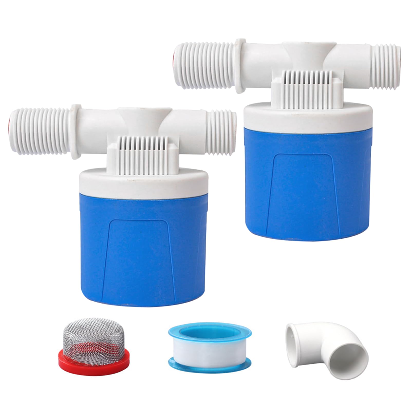 Photo 1 of 1/2" Side Inlet Water Float Valve, 2 Pack Automatic Water Level Control Valve For Water Tank Water Trough Pool Livestock Troughs Distille Solar Energy Auto Pot Aquarium