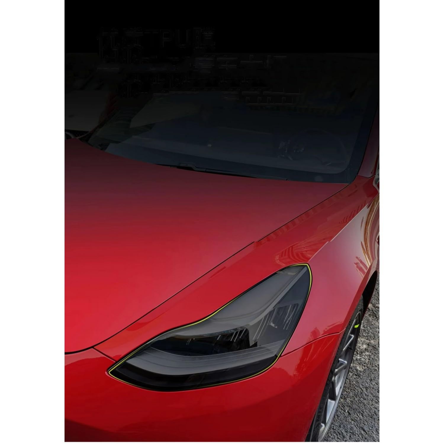 Film protection phare TPU Tesla Model Y 3 accessoires phares anti-rayure